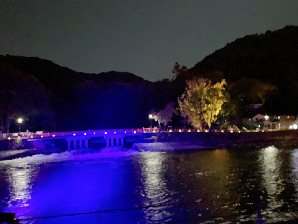 京都・宇治 灯りのみち ライトアップ 画像